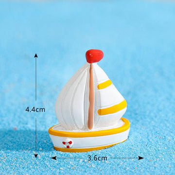 my store MINIATURE YELLOW SAIL BOAT MINIATURE