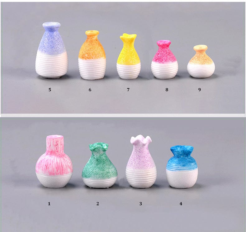 Crafteria 9 In 1 Multi Size Vase Miniatures