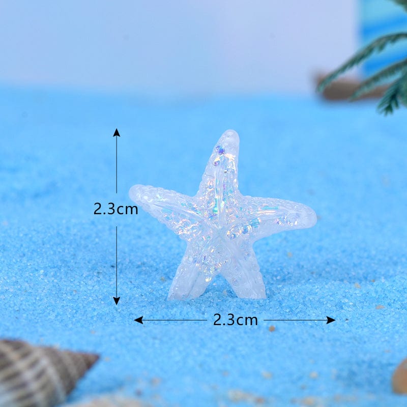 my store MINIATURE WHITE CRYSTAL STARFISH MINIATURE