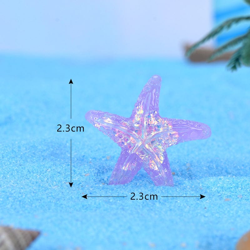 my store MINIATURE LIGHT BLUE CRYSTAL STARFISH MINIATURE