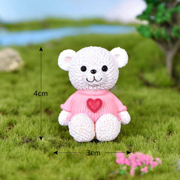 my store MINIATURE WHITE TEDDY BEAR WITH PINK T-SHIRT MINIATURE