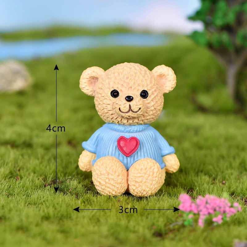 my store MINIATURE CREAM TEDDY BEAR WITH BLUE T-SHIRT MINIATURE