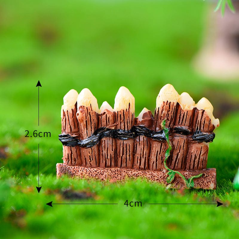 my store MINIATURE WOOD FENCE MINIATURE