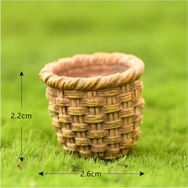 my store MINIATURE BAMBOO BASKET - A MINIATURE