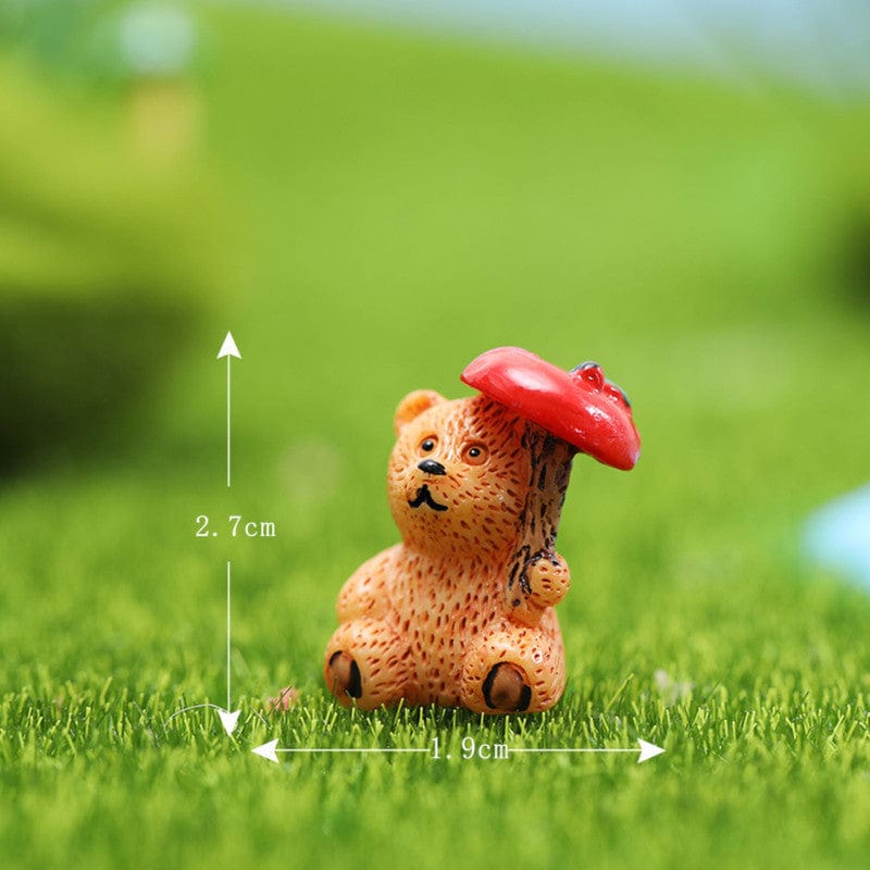 my store MINIATURE BEAR WITH MUSHROOM MINIATURE