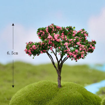 my store MINIATURE PINK FLOWER TREE - B MINIATURE