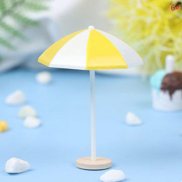 my store MINIATURE BEACH SUN YELLOW UMBRELLA MINIATURE