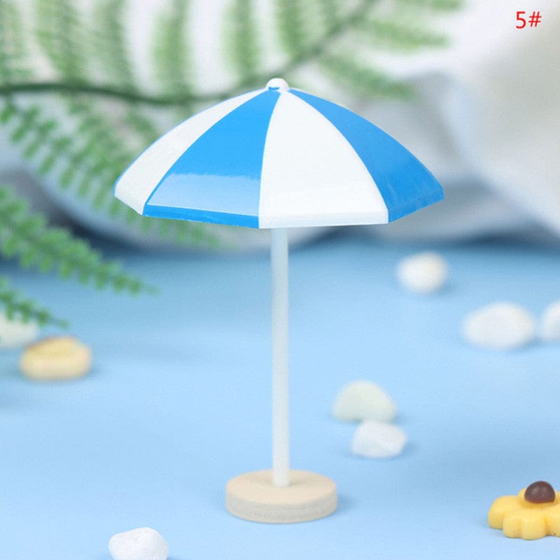 my store MINIATURE BEACH SUN BLUE UMBRELLA MINIATURE