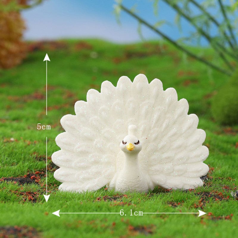 my store MINIATURE BIG WHITE PEACOCK MINIATURE