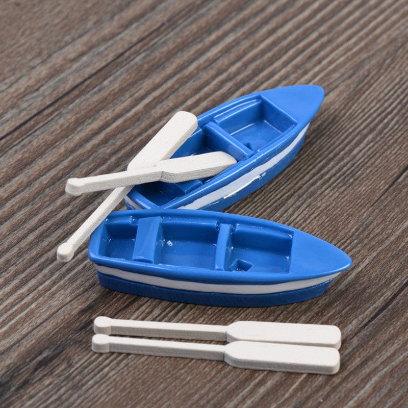 my store MINIATURE BOAT WITH 2 OARS MINIATURE