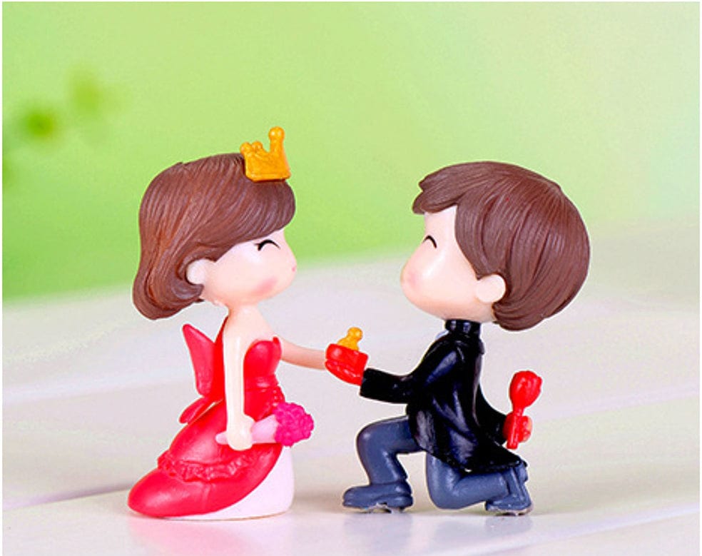my store MINIATURE COUPLE PROPOSAL POSE - B MINIATURE