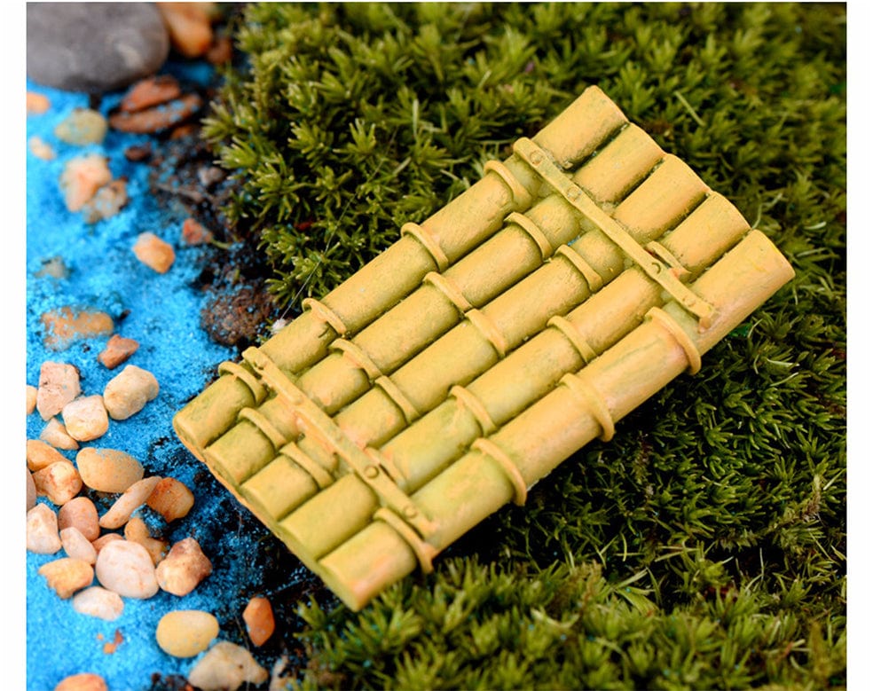 my store MINIATURE BAMBOO RAFT BOAT MINIATURE