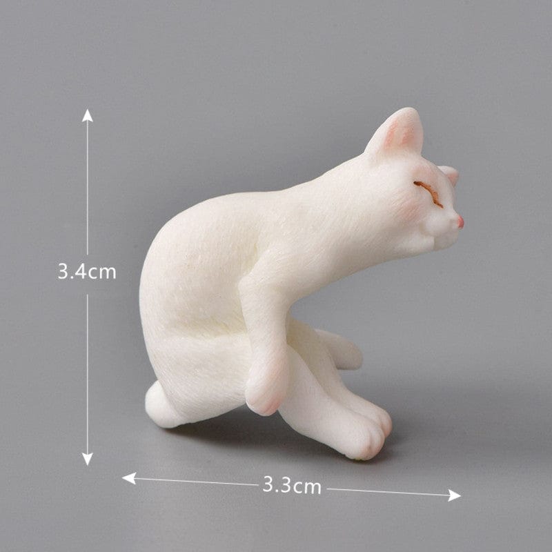 my store MINIATURE WHITE CAT MINIATURE