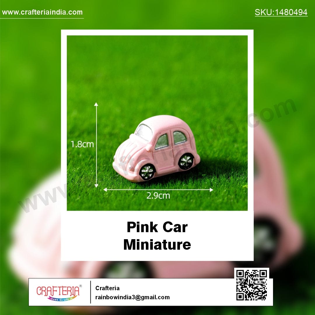 my store MINIATURE Pink Car Miniature