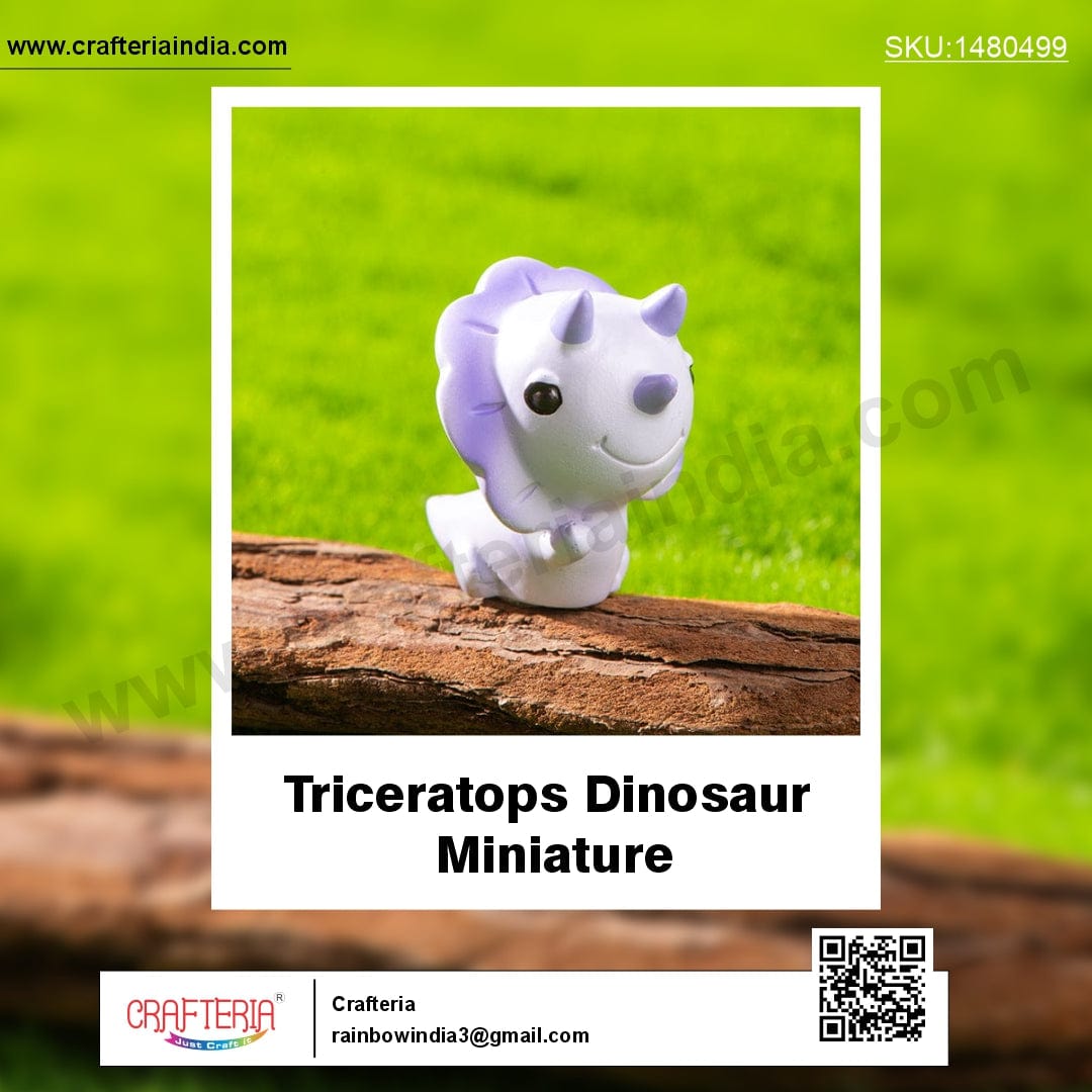 my store MINIATURE Triceratops Dinosaur