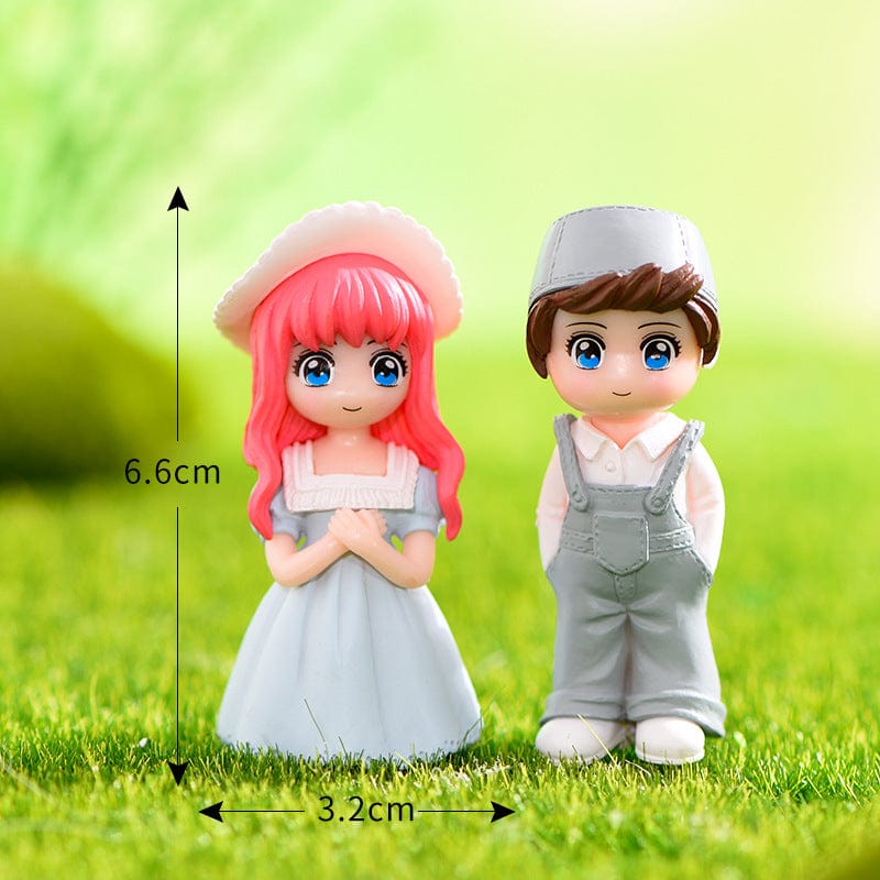 my store MINIATURE Gray Dress Spring Outing Couple