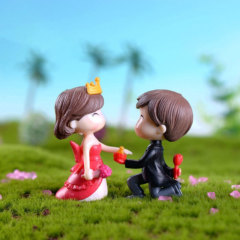 Crafteria A 2 Pcs Dream Cute Couple Proposing