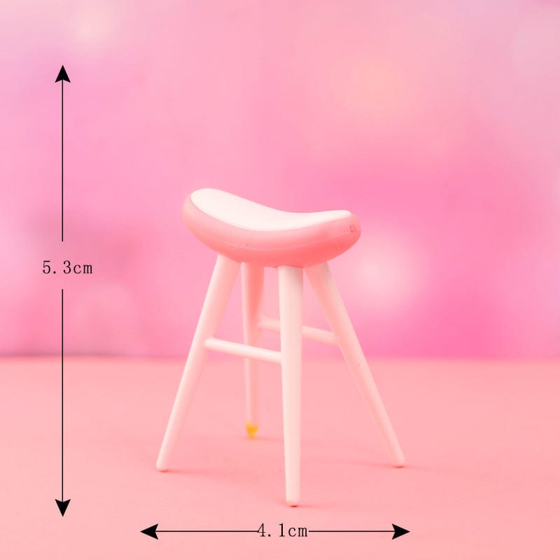 my store MINIATURE Pink Stool