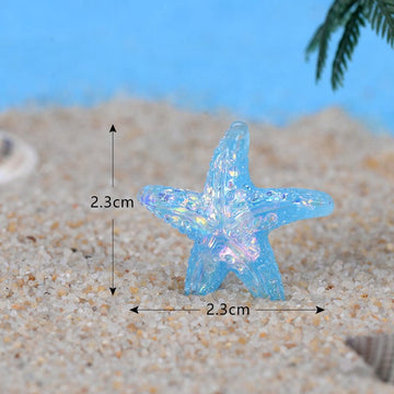 my store MINIATURE Blue Crystal Starfish