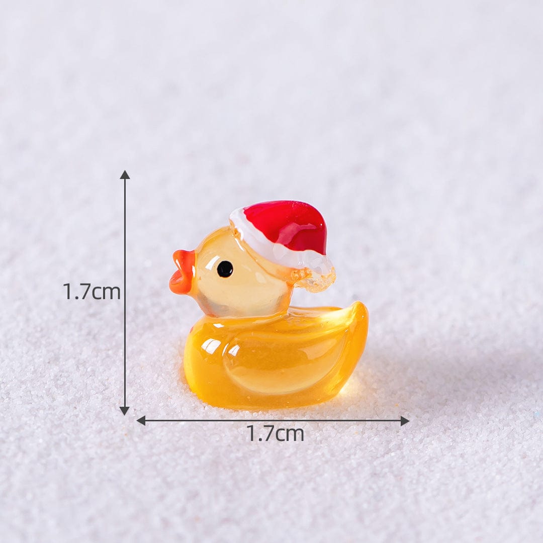 my store MINIATURE Yellow Christmas Flash Duck