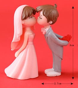 Crafteria A 2Pcs Romantic Lovely Couple