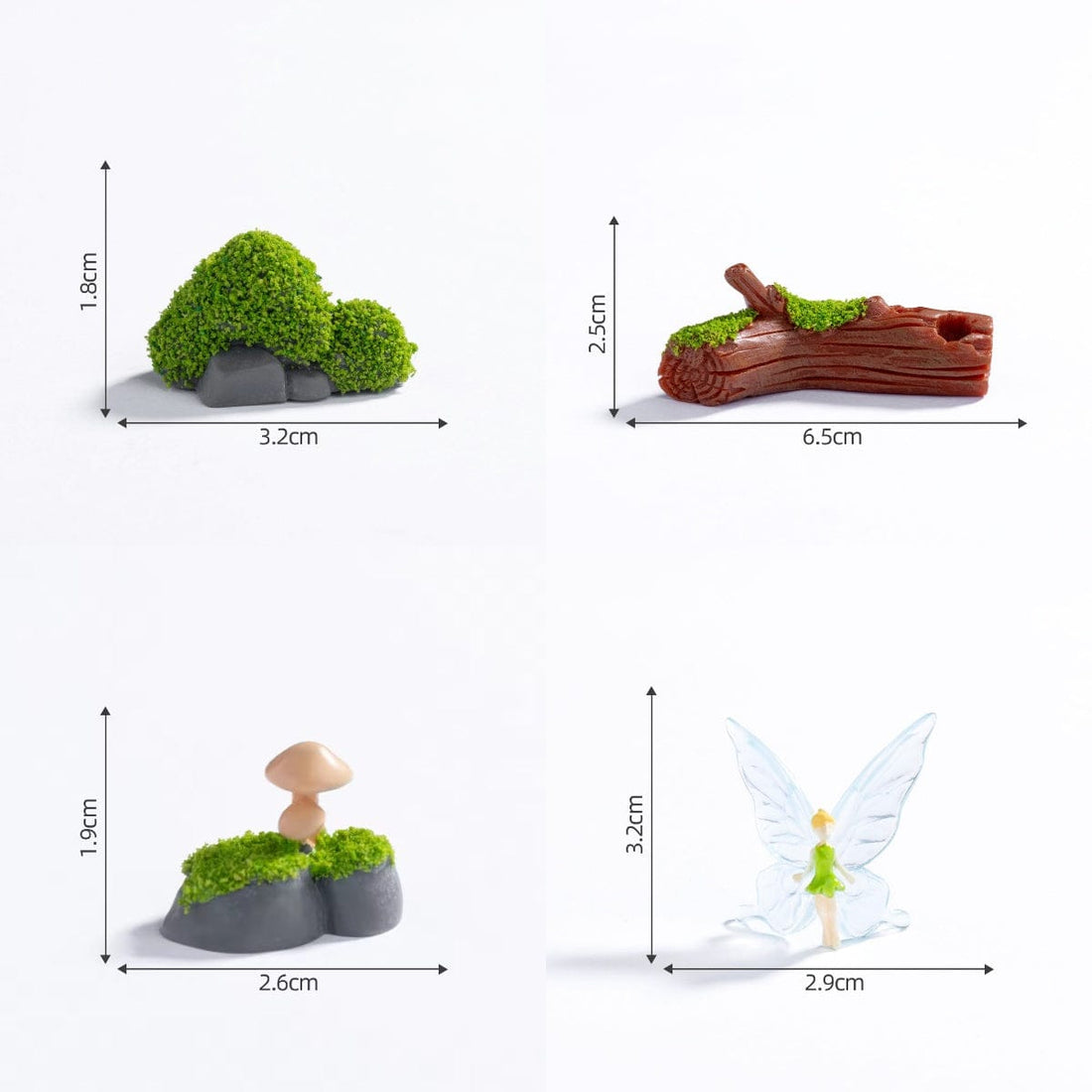 Crafteria 4Pcs Garden Mix Miniature