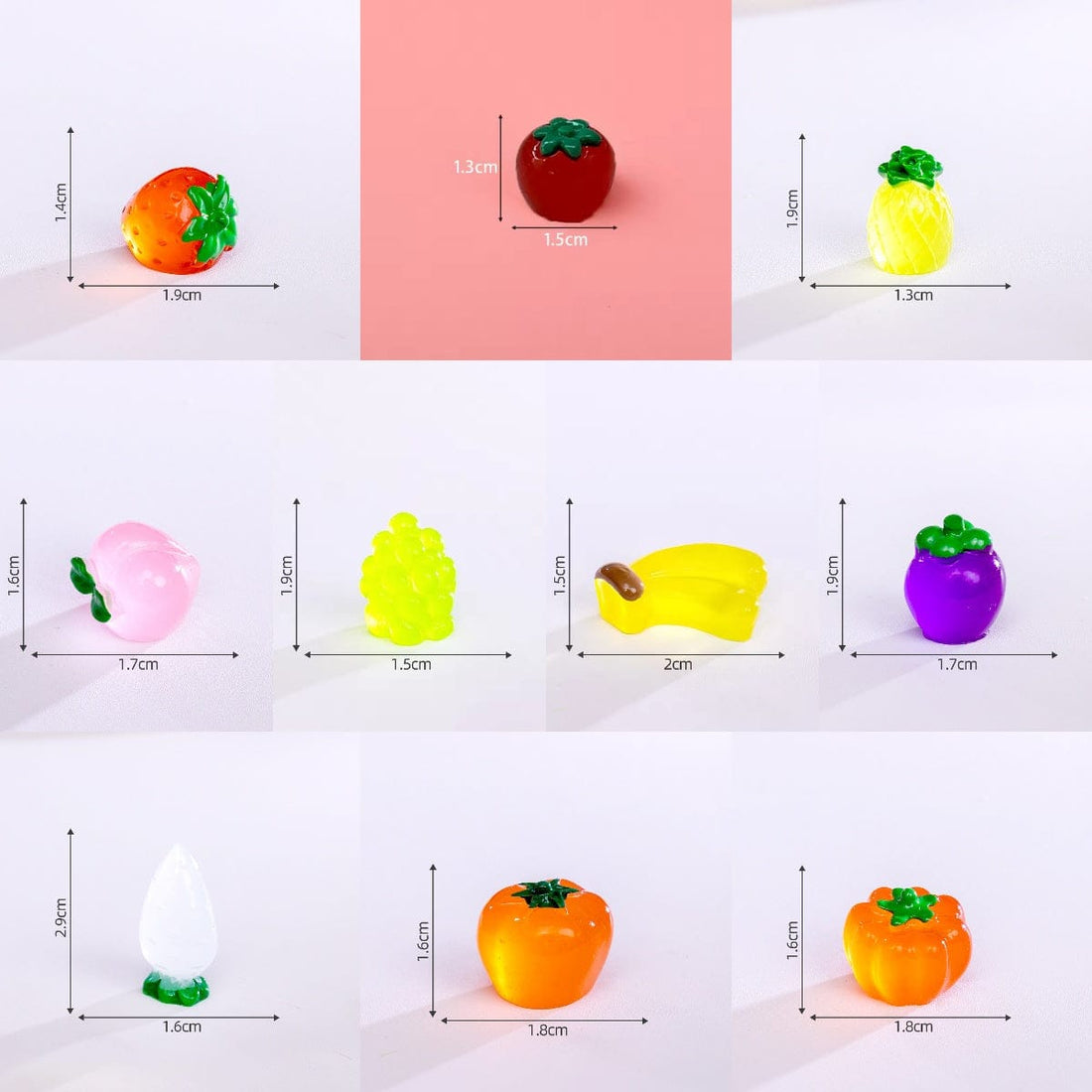 Crafteria 10Pcs Fruits
