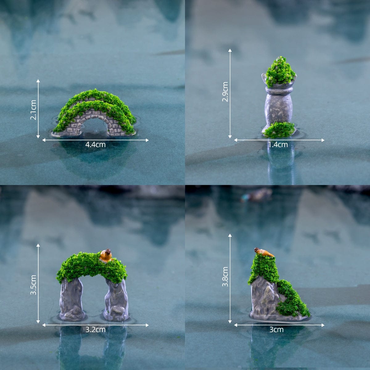 Crafteria 4Pcs Mini Greenary Garden