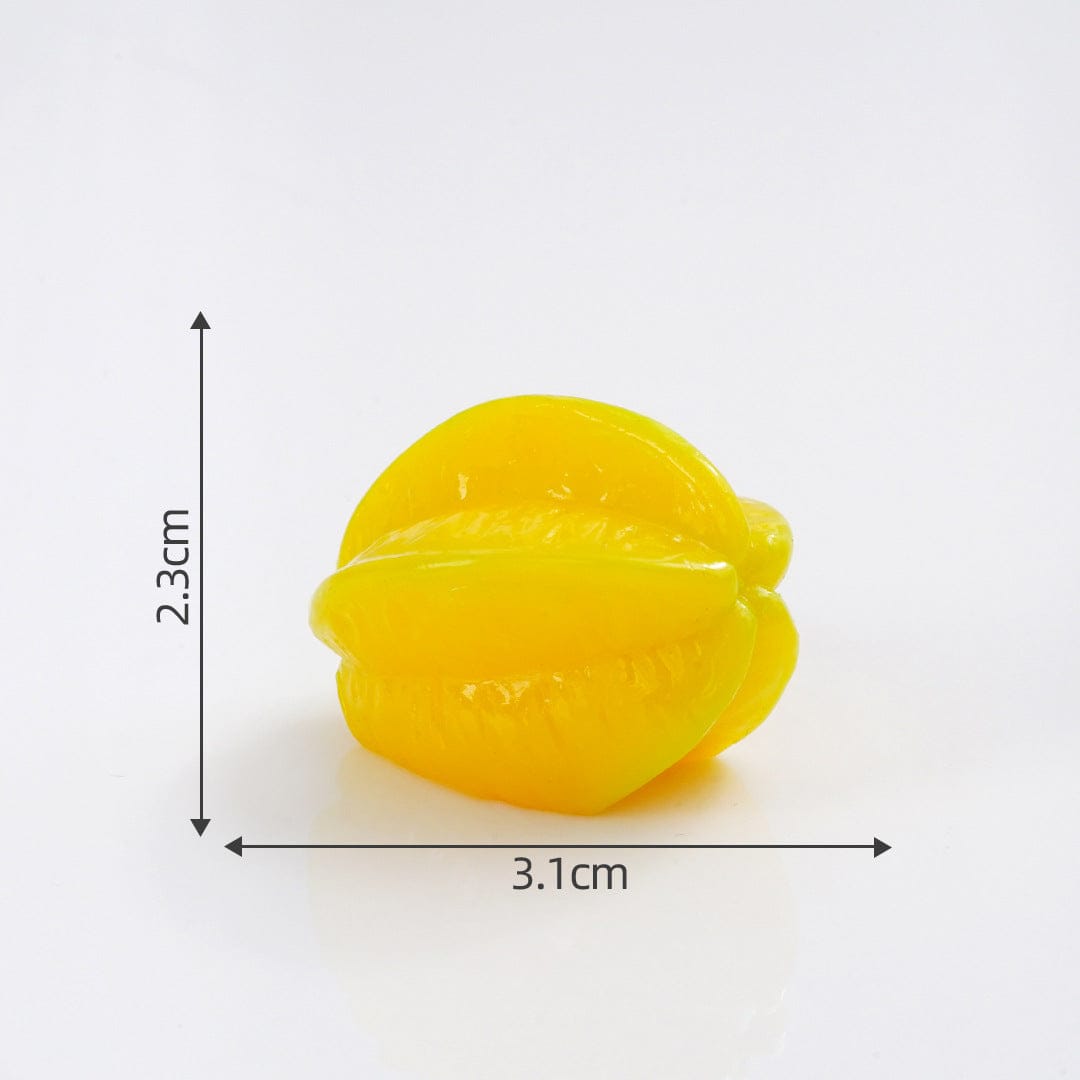 Crafteria Carambola (4Pcs) Fruit Miniature Series