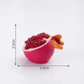 Crafteria Half-Peeled Pomegranate (4Pcs) Fruit Miniature Series