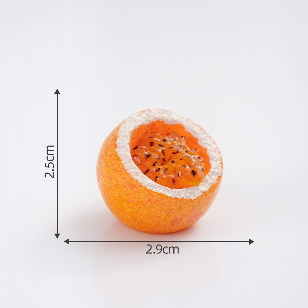 Crafteria Half-Peeled Golden Passion (4Pcs) Fruit Miniature Series