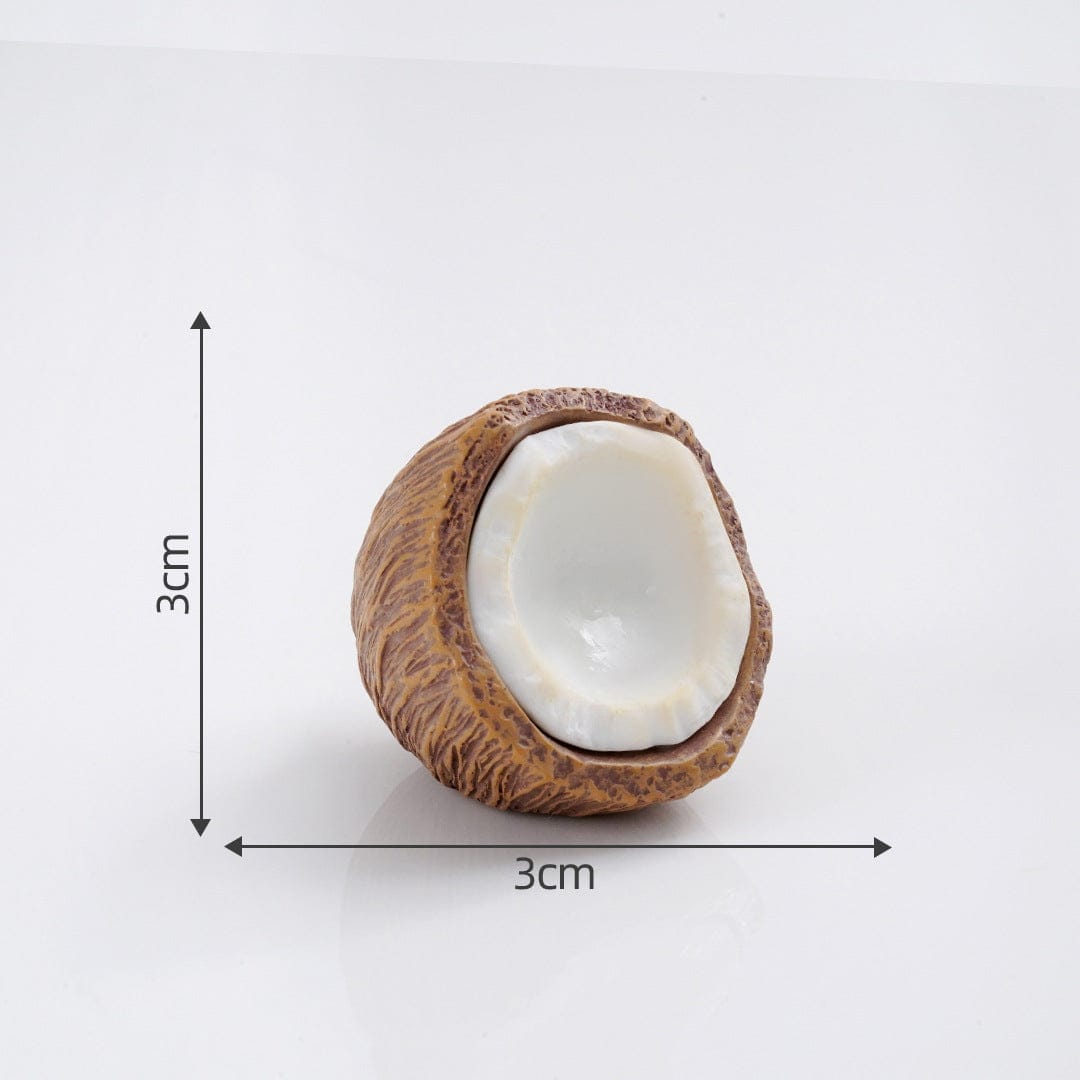 Crafteria Half Peel The Coconut (4Pcs) Fruit Miniature Series