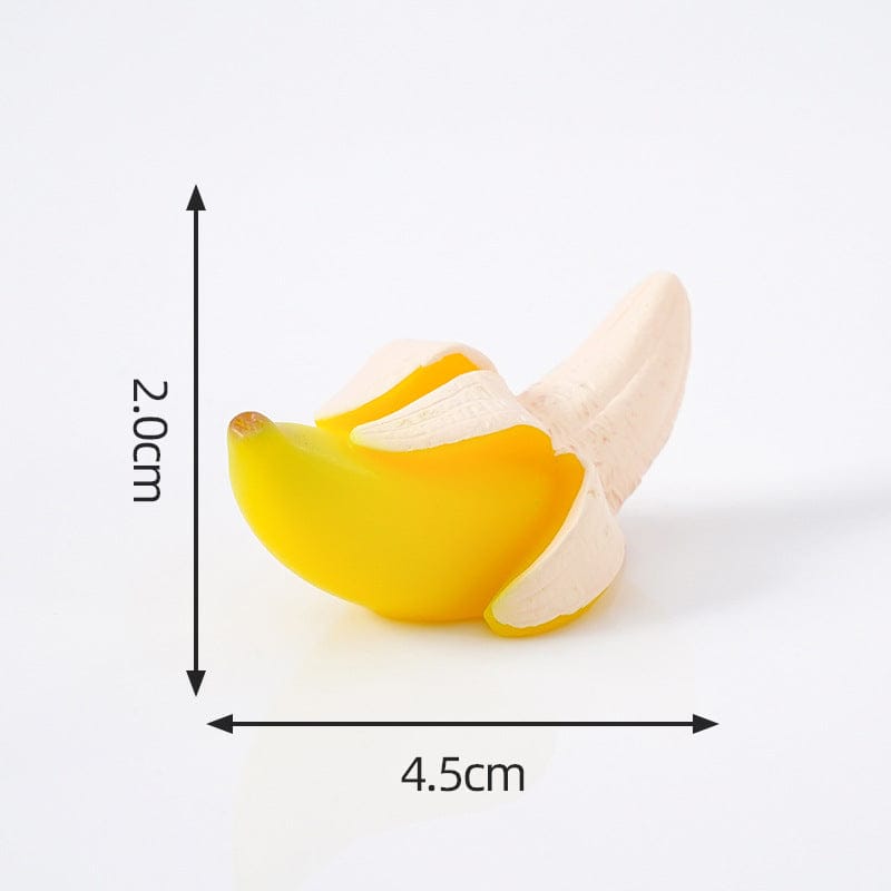 Crafteria Half-Peel The Banana (4Pcs) Fruit Miniature Series