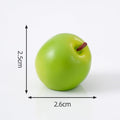 Crafteria Green Apple (4Pcs) Fruit Miniature Serius