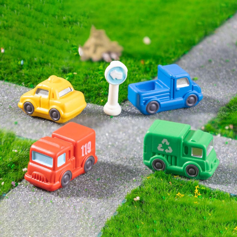 Crafteria 4Pcs Mix Vehicle Miniature