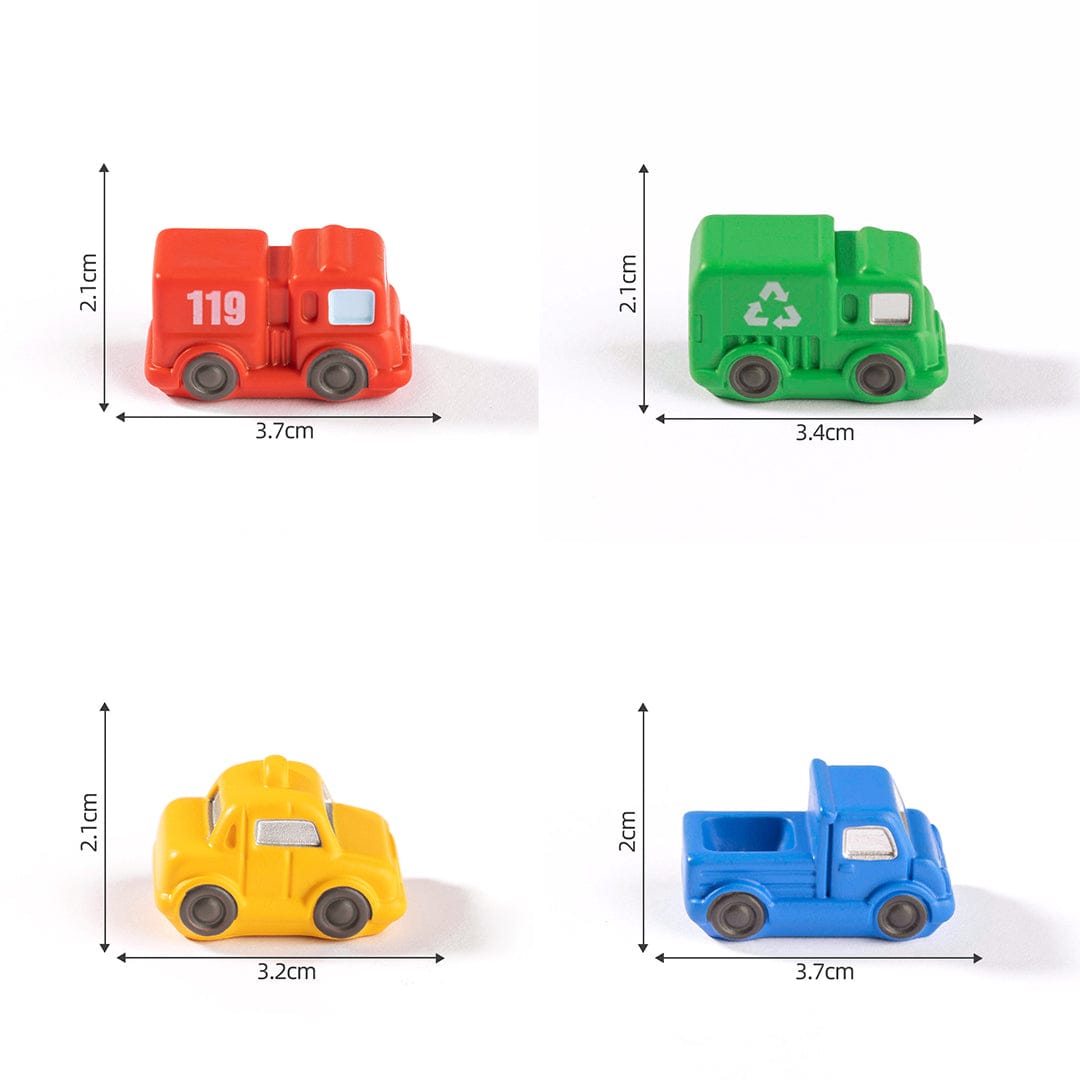 Crafteria 4Pcs Mix Vehicle Miniature