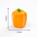 Crafteria Orange Pepper (4Pcs) Vegetable Miniature Series