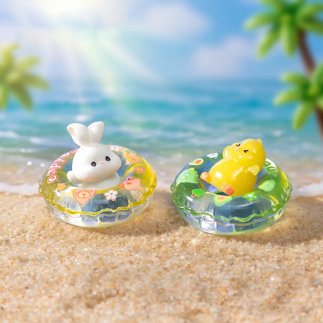 Crafteria 6Pcs Cartoon Theme Swimming Ring Miniature