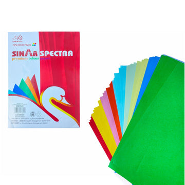 Crafteria Multi Premium Colour A4 Craft Paper