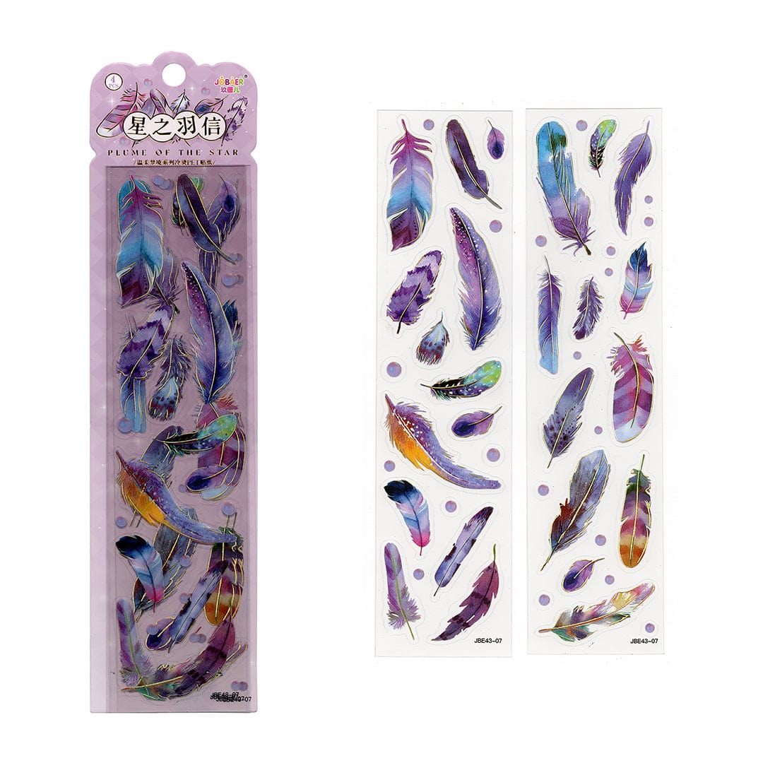 My Store Ocean & Flower Theme PET sticker cards