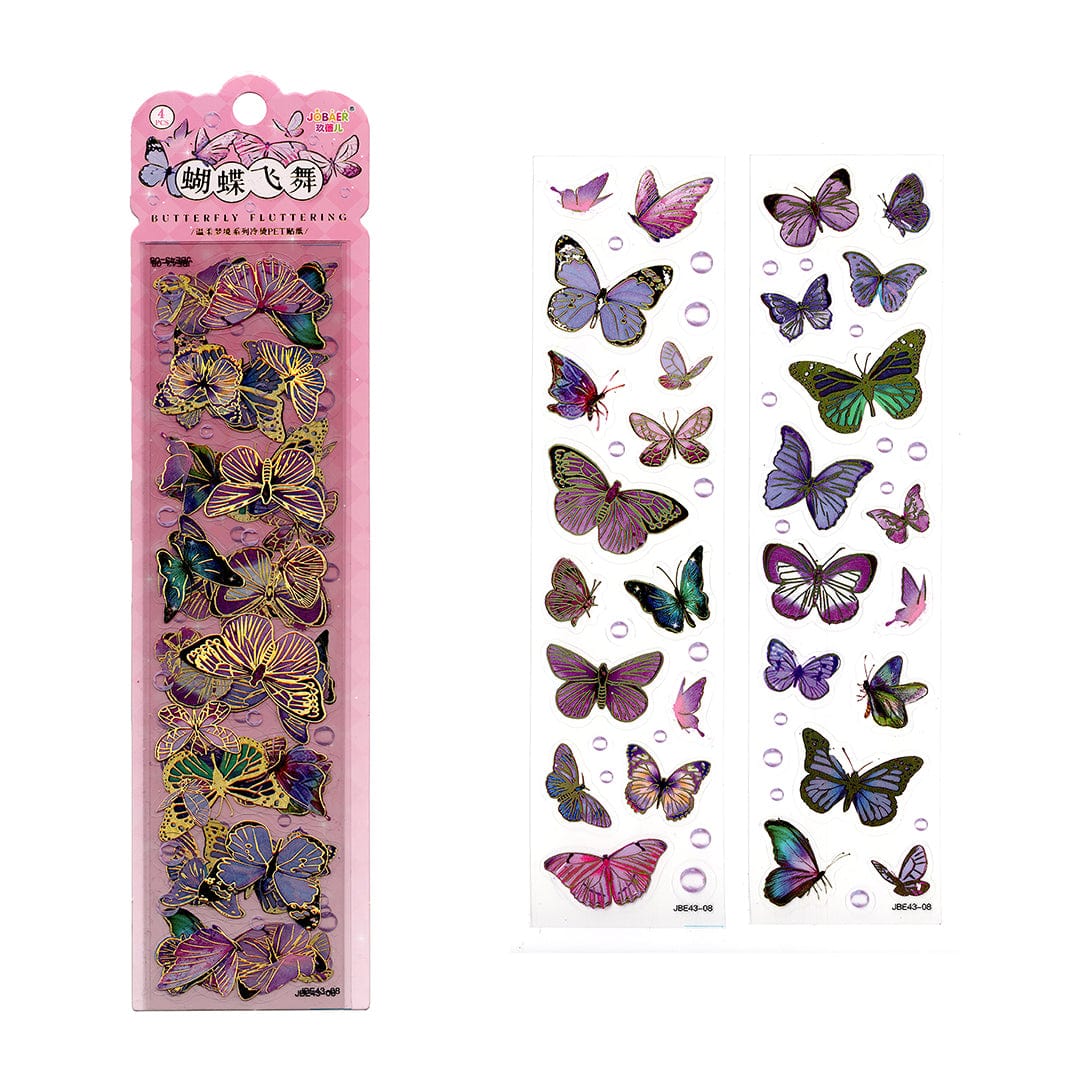 My Store Ocean & Flower Theme PET sticker cards