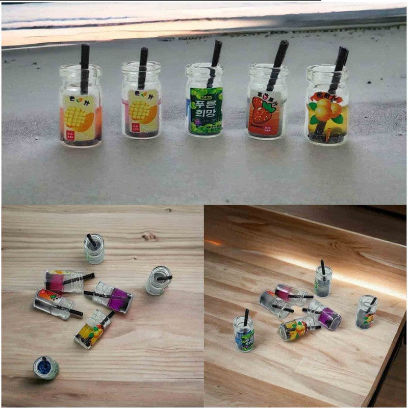 my store MINIATURE FRUIT JUICE WITH STRAW MINIATURE