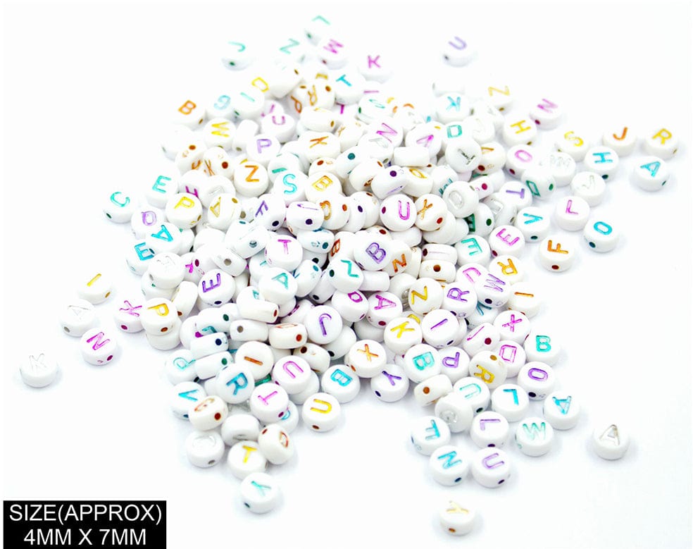 my store BEADS IDLY ABCD BEADS (WT+METALLIC COL)