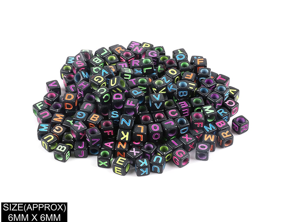 my store BEADS SQUARE ABCD BEADS (BLK+COL)