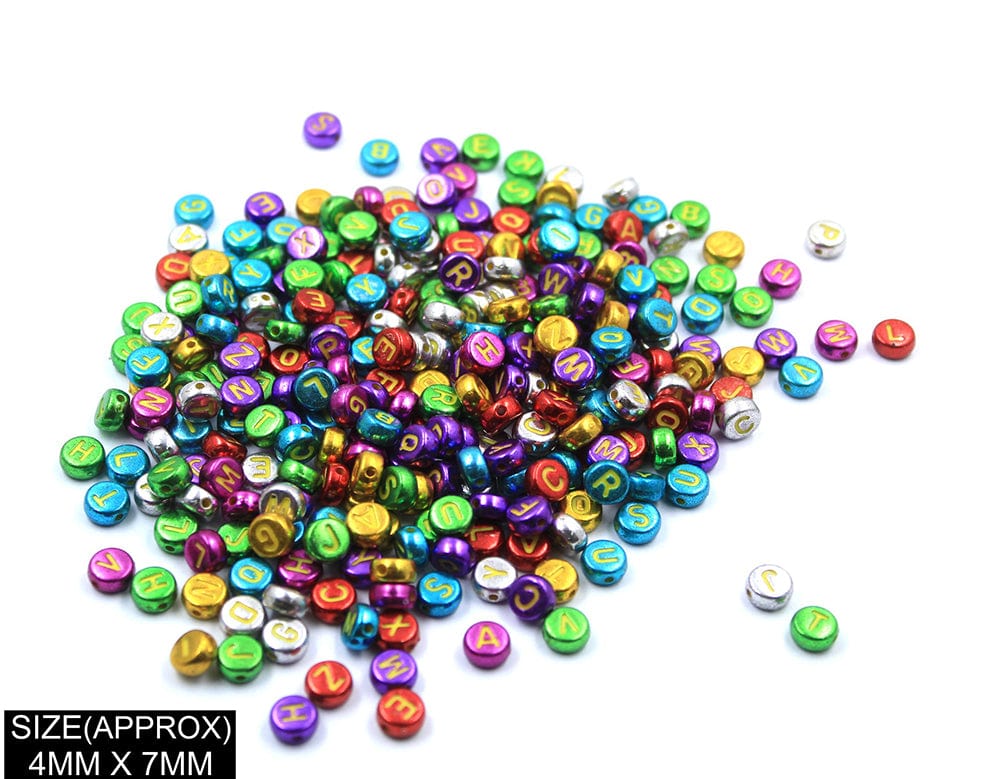 my store BEADS IDLY ABCD BEADS (METALLIC COL+YELLOW)