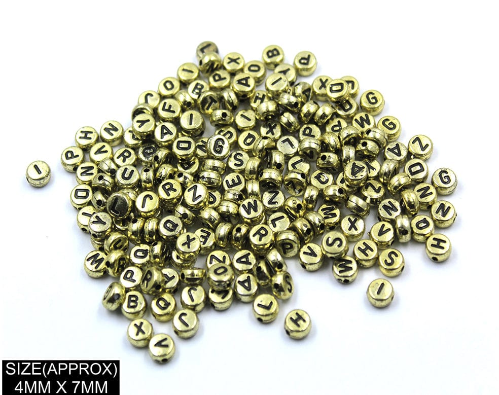 my store BEADS IDLY ABCD BEADS (GOLD+BLK)