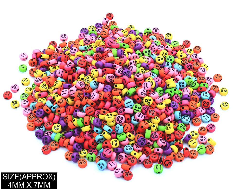 my store BEADS IDLY EMOJI BEADS (COL+BLK)