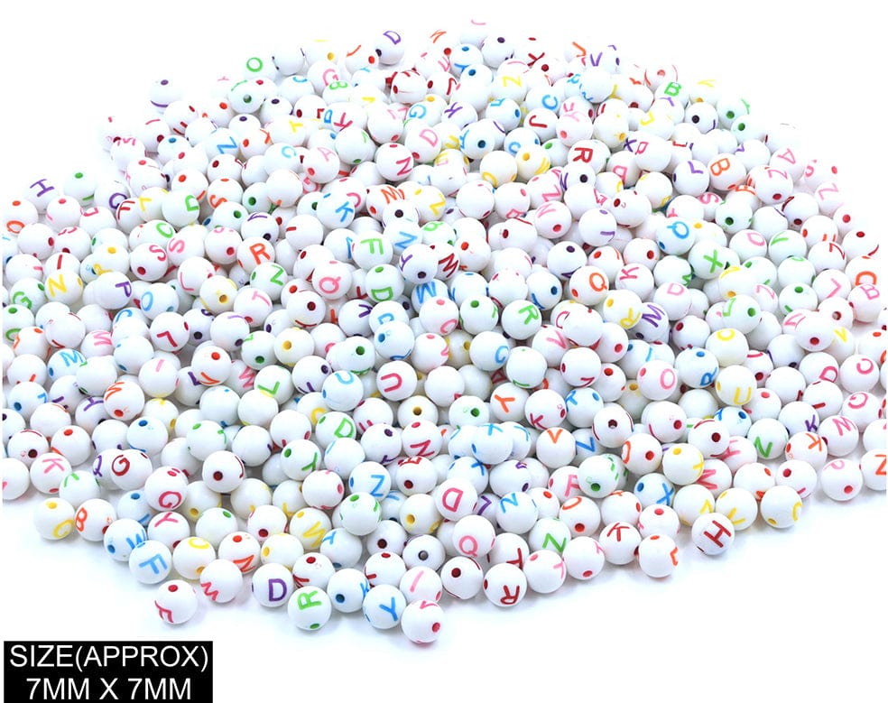 my store BEADS ROUND ABCD BEADS (WT+COL)