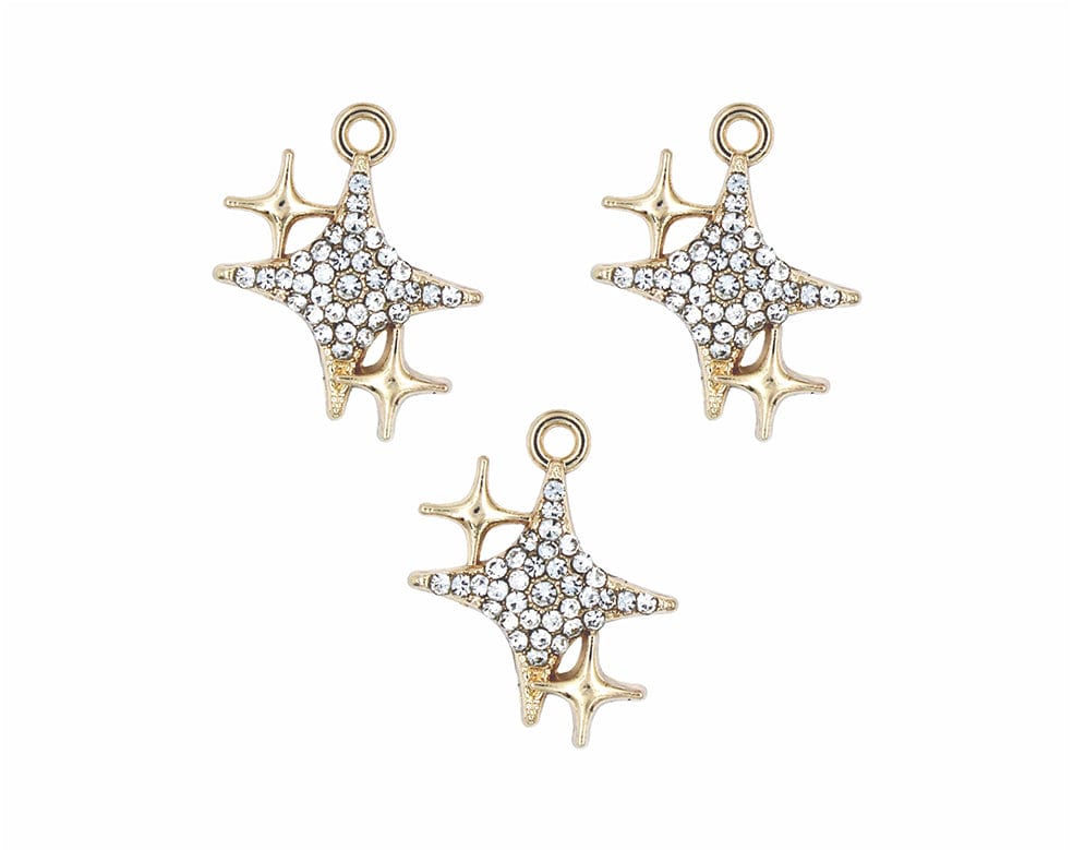 my store CHARMS STAR GOLD WITH DIAMOND PENDANT CHARMS