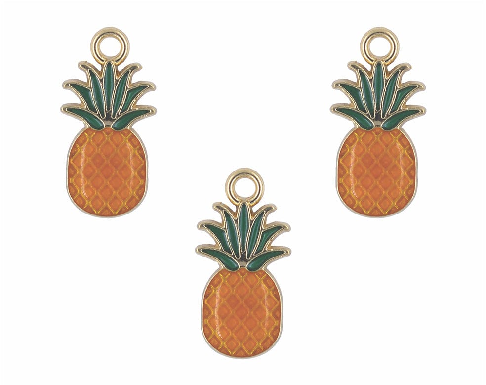 my store CHARMS PINEAPPLE ENAMEL PENDANT CHARMS